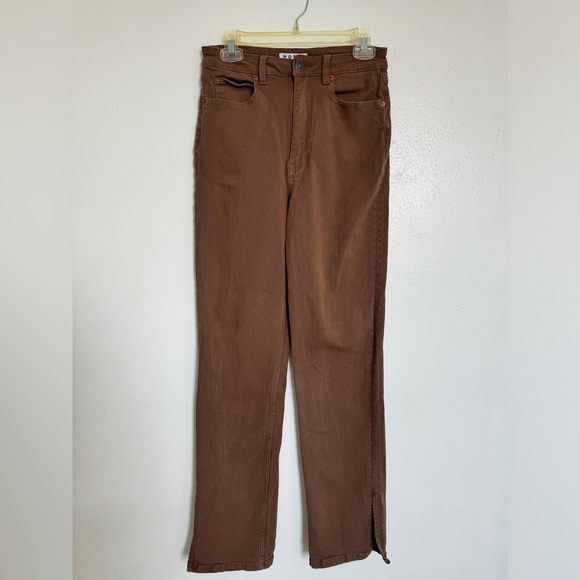 Motel brown straight leg jeans M - Picture 10 of 10